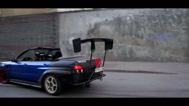 Subaru Impreza burnout cabrio by Piterskiy Dvij смотреть онлайн