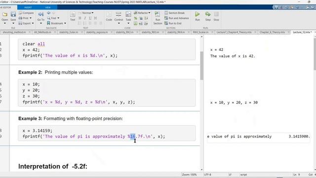 How to use fprintf with Examples in MATLAB|| L12|| with English Subtitles смотреть онлайн