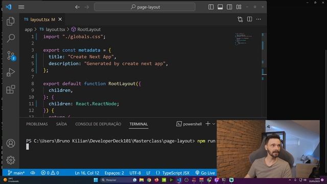Nextjs Layout e Pages смотреть онлайн