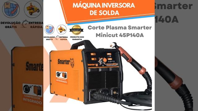 Maquina Inversor De Corte Plasma Smarter Minicut 45P140A 220v Cs7