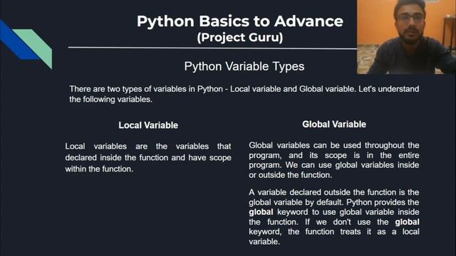 Lecture 4: Variables: Types, Naming Rules | Python for Beginners | Python full course in Hindi смотреть онлайн