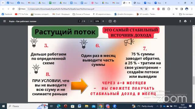 Школа CashFlow. Как вырастить растущий поток с высоким доходом.