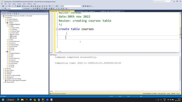MS SQL Class 07 Nov 30th 2022 | DDL and Case Study | SQL Tutorial Videos | SQL Training смотреть онлайн