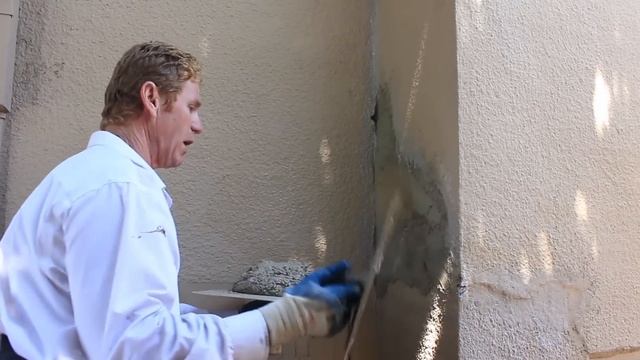 Buckling stucco repaired on a brick chimney. смотреть онлайн