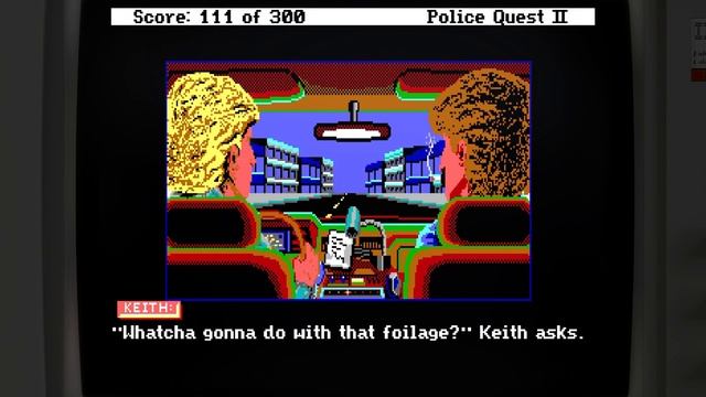 Police Quest 2: The Vengeance - Sierra On-Line, 1988 - IBM/PC (4K)