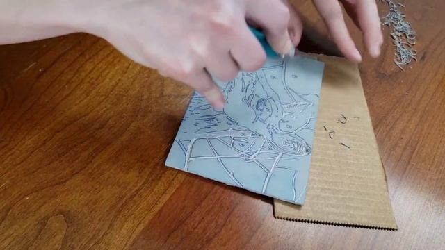 Carving a Linoleum Block смотреть онлайн