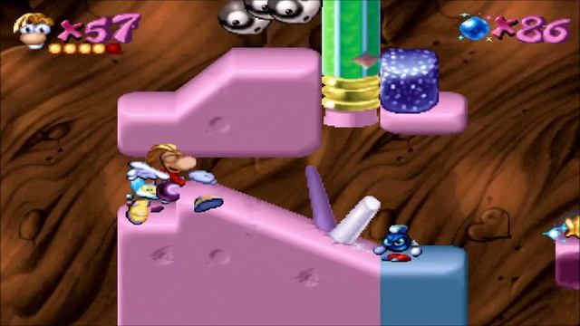 Rayman 1 (PlayStation) Walkthrough - Part 15 - Picture City - Eraser Plains смотреть онлайн