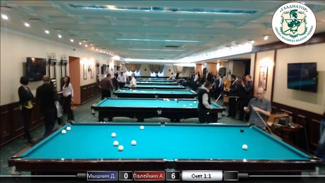 Открытый Кубок "Карамболь" 2015. Мышкин Д.-Палейкин А. смотреть онлайн
