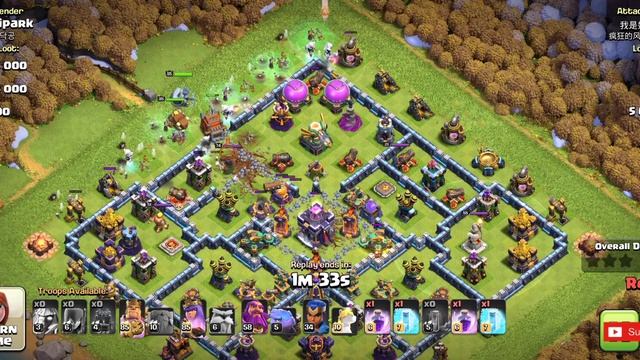 TH15 Trophy Push Attack With Electro Titan Witch & 8 Earthquake Spell!! Th15 Attack Strategy - COC смотреть онлайн