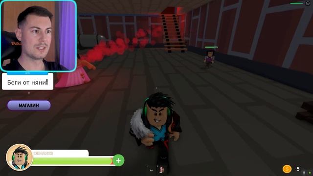 СТРЕМНАЯ НОЧЕВКА ДОМА! СТРАШНАЯ ИСТОРИЯ В ROBLOX смотреть онлайн