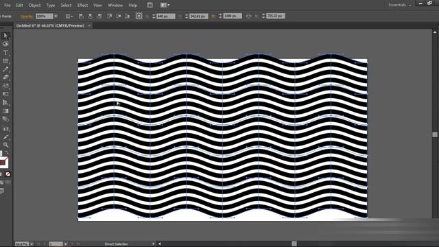 Wavy lines Pattern using Adobe Illustrator смотреть онлайн
