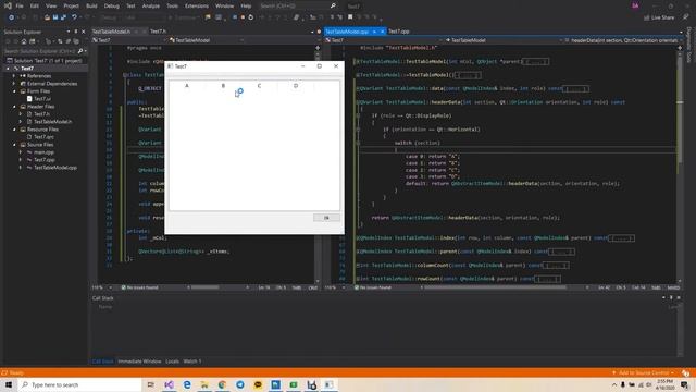 Qt (QAbstractItemModel usage for the QTableView) / QTableView da QAbstractItemModeldan qo'llash (2) смотреть онлайн