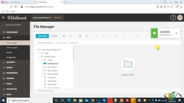 How to Fix Error Files Already Exists in Target Folder While Installing WordPress смотреть онлайн