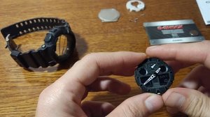 Замена батарейки на Casio G-Shock GA-100, battery replacement on Casio G-Shock GA-100