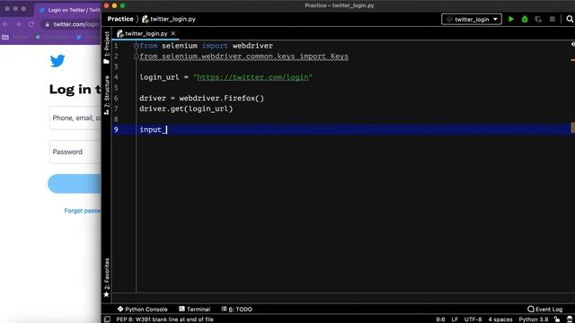 Login To Twitter | Python Automation | Selenium | Mayuresh Satao смотреть онлайн