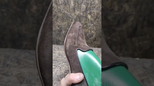 Лоферы, макет, выворотный метод крепления кожаной подошвы. Loafers, turn shoes, fitting shoes смотреть онлайн