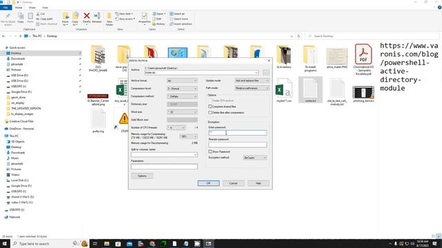 Encrypting and Password-Protecting Files w/ 7-Zip смотреть онлайн