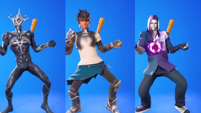 Top 40 Popular Fortnite Dances & Emotes! (Miles Morales, Get Griddy, GGWP, Fast Feet, Ask Me TikTok смотреть онлайн