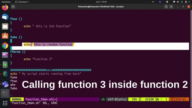 Linux|Functions|Shell Scripting смотреть онлайн