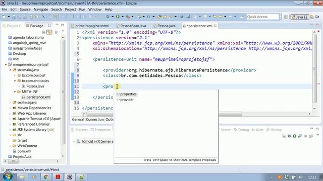 Curso de JSF - Configurando JPA com PostgreSQL смотреть онлайн