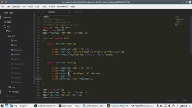 08 - Número de Página [FPDF - PHP 7] смотреть онлайн