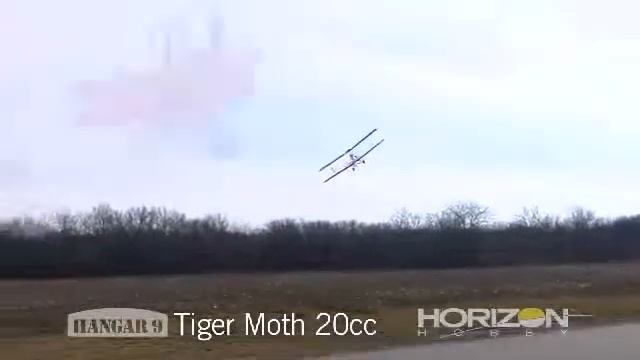 Радиоуправляемая авиамодель 1/4 Hangar 9 Tiger Moth 20cc ARF (Бензин) HAN4615