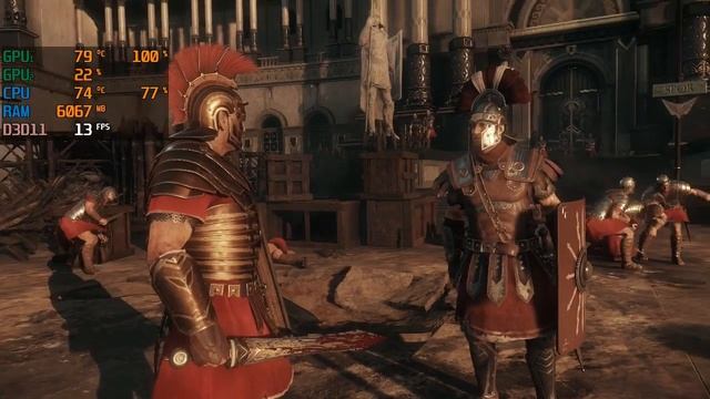Ryse Son of Rome on nVidia GeForce GT 710 DDR3 смотреть онлайн