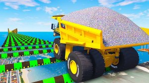 ПРОЕХАЛ ЛЕЖАЧИЕ ПОЛИЦЕЙСКИЕ на ГРУЗОВИКЕ в ГТА 5 МОДЫ - ЭКСПЕРИМЕНТЫ в GTA 5