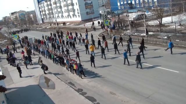 Репетиция "Вальс Победы" (Надым) смотреть онлайн