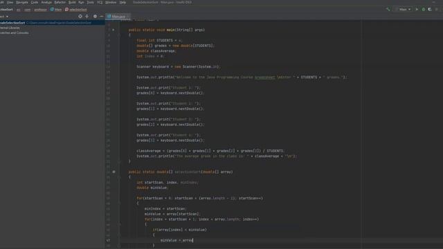 Selection Sort Algorithm in Java смотреть онлайн