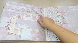 Альбом 30*30 см 200 фото.Скрапбукинг.Ручная работа.Своими руками.the album handmade