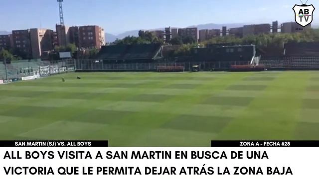 San Martin (SJ) vs. ALL BOYS - Primera Nacional 2023 - Zona A - Fecha #28 - EN VIVO смотреть онлайн