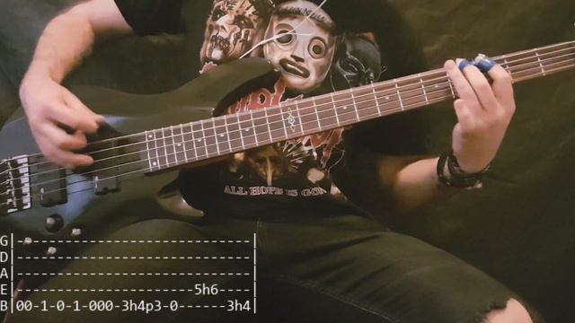 Slipknot - Unsainted Bass Cover (Tabs)