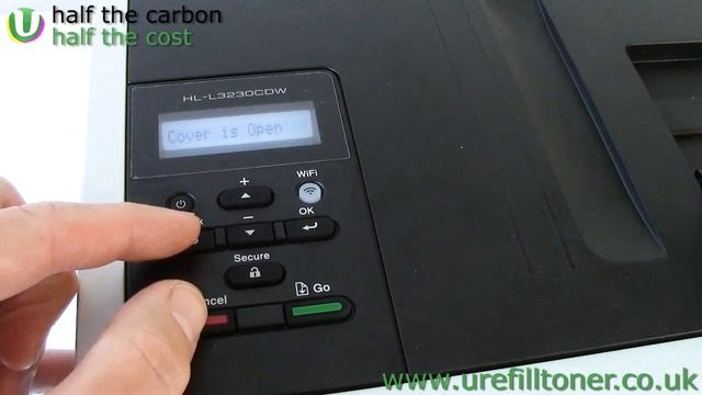 How to reset Brother HL-L3230cdw replace toner message смотреть онлайн