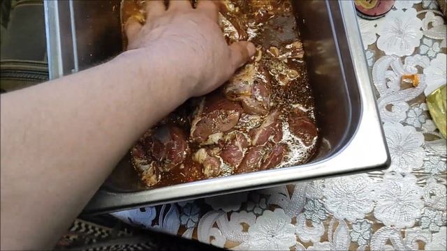 Шашлык говядина и баран в луковом соке смотреть онлайн