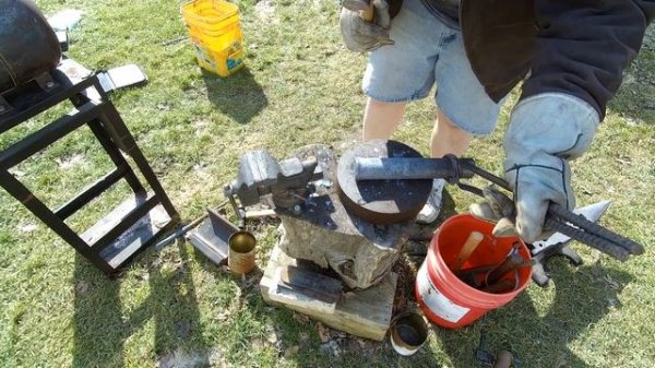 The Forge Piddlings #3 - New Anvil, Flattening Stock, Tire Popper, Milling Spindle