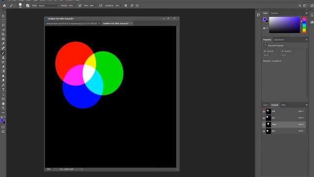Color Channels & Defference Between RGB & CMYK Colour Adobe Photoshop CC Advance Seris Tutorials #3 смотреть онлайн