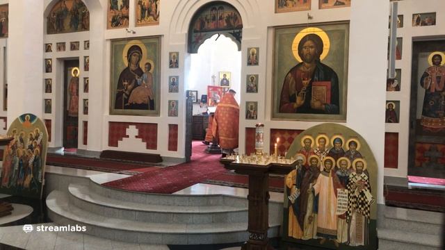 День Святых Жен Мироносиц.Божественная Литургия. смотреть онлайн