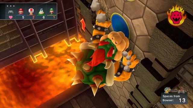 Mario Party 10 Bowser Party #516 Mario, Toad, Spike, Luigi Chaos Castle Master Difficulty смотреть онлайн