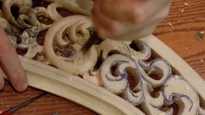 Wood carving/резьба по дереву. Резная рама для зеркала. часть 1