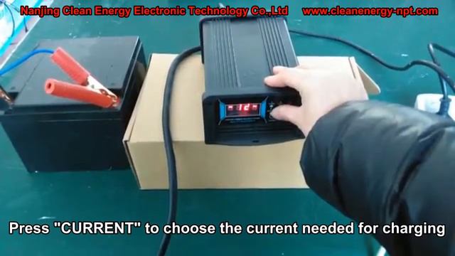 CLEN Negative Pulse battery charger 12V 5A/10A/15A current adjustable смотреть онлайн