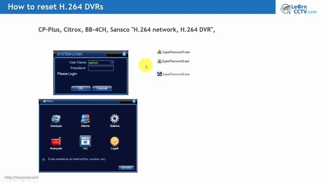 How to reset H.264 Network DVR (for lost password) using password generators смотреть онлайн