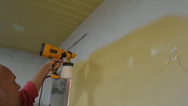 Красим котельную Китайским краскопультом DEKO. не обзор. краскопульт в работе и результат. смотреть онлайн