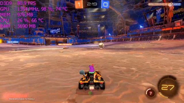Rocket League - I7 2600 + GTX 950 [High Settings] (1080p60fps) смотреть онлайн
