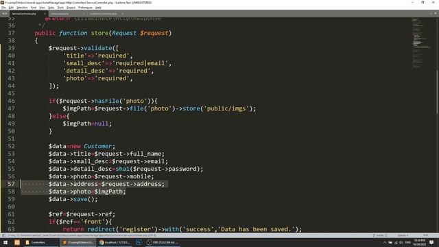 Laravel Full Course - Hotel Management System | Services CRUD: Create and Read Data #33 смотреть онлайн