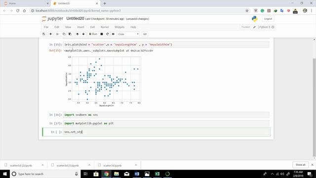 Scatter Plot ( Python 3 ) смотреть онлайн