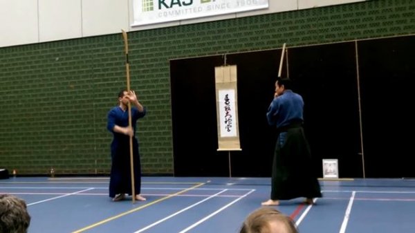 Katori Shinto ryu Naginata. Nobutoshi Sensei - Kevin