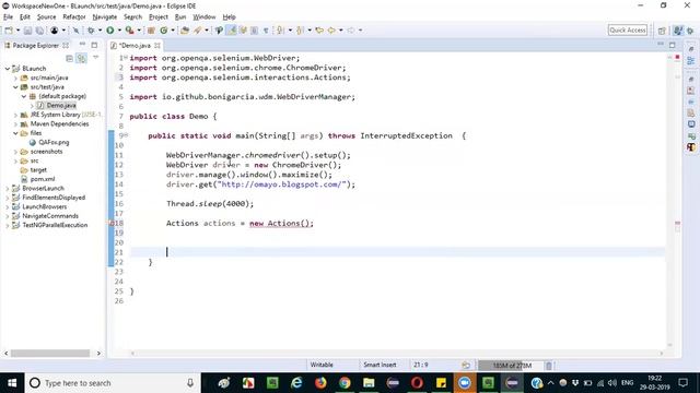Selenium Interview Question 98 - Right click Context Click action in Selenium WebDriver смотреть онлайн