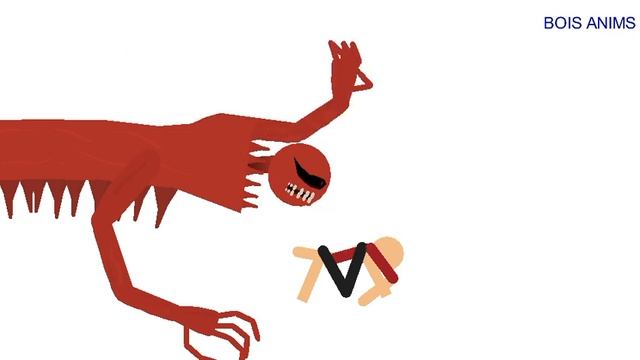 The Trollge Maw and Sonic.Exe Beats a StickMan (Stick Nodes Animation) смотреть онлайн