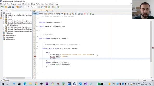 Java Projesine JavaDb eklemek ve bağlantının oluşturulması , hatanın çözümü смотреть онлайн